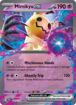 Pokemon TCG Mimikyu ex 069/159 Ultra Rare Journey Together NM/M - Image 1