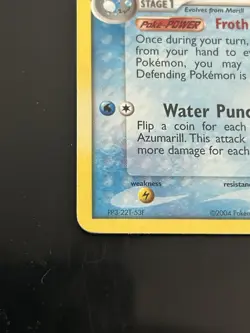 Pokemon TCG Azumarill 1/109 EX Team Rocket Returns Holo Rare (NM/LP) - Image 4
