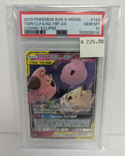 2019 Pokemon Sun & Moon #143 TGPI/CLFA/IGLYBF.GX Cosmic Eclipse PSA Mint 10 - Image 3