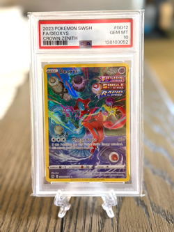 Pokemon Deoxys GG12/GG70 Sword & Shield Crown Zenith PSA 10 GEM MINT - Image 1