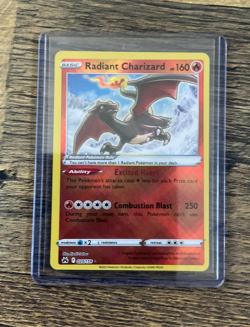 Pokemon TCG Radiant Charizard 020/159 Crown Zenith Holo NM - Image 1