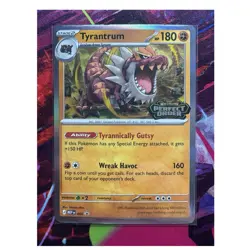 Pokemon TCG - Stamped Tyrantrum from Perfect Order. Black Star Promo 66 - Image 1