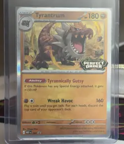 Pokemon TCG - Stamped Tyrantrum from Perfect Order. Black Star Promo 66 - Image 2