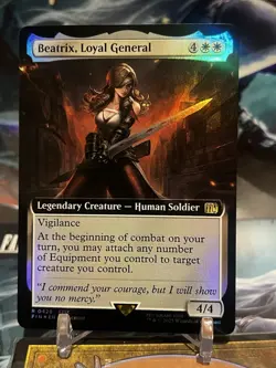 MTG | Beatrix, Loyal General (Extended Art) [FINAL FANTASY] ✨FOIL✨ - Image 1