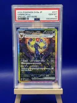 Pokemon Umbreon EX TCG 217/187 Terastal Festival SAR Japanese PSA 10 Gem Mint - Image 1