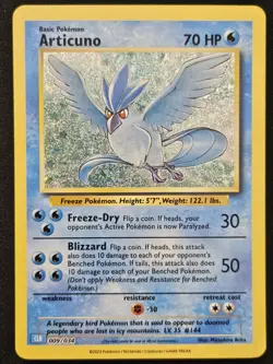 Articuno 009/034 CLB Classic Collection Blastoise Deck Holo Pokemon TCG 2023 NM - Image 1