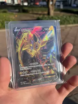 Fresh out the pack Pokemon Jolteon V SWSH183 Sword & Shield Korean eevee heroes - Image 3