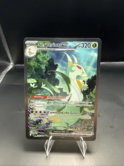 Pokemon Serperior ex 164/086 Holo Special Illustration Rare Sv: Black Bolt - Image 1