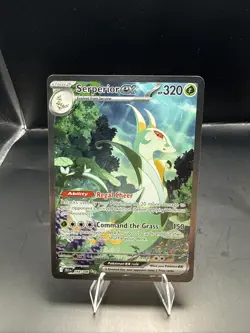 Pokemon Serperior ex 164/086 Holo Special Illustration Rare Sv: Black Bolt - Image 2