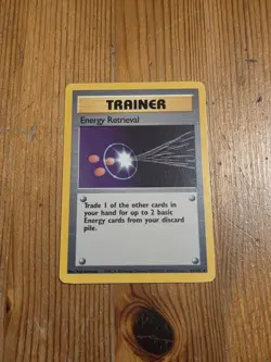 Energy Retrieval 081/102 Base Set Regular Uncommon-Pokemon TCG - Image 1