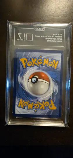 Pokemon Zekrom EX 2025 Sv: Black Bolt 172/086 Black White Rare Holo TAG 7 - Image 2