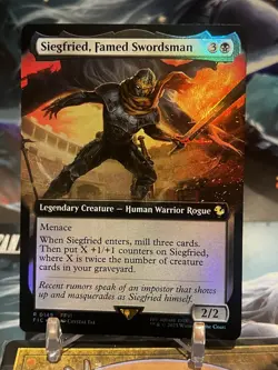 MTG | Siegfried, Famed Swordsman (Extended Art) [FINAL FANTASY] ✨FOIL✨ - Image 1