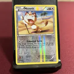 Pokemon TCG Meowth Generations 53/83 Reverse Holo Common - Image 1