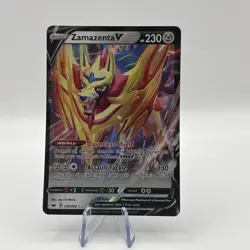 Pokemon TCG Zamazenta V Sword & Shield 139/202 Full Art Rare - Image 1