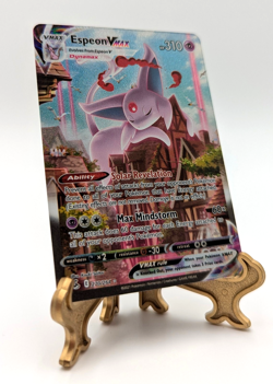 2021 Pokemon TCG Espeon VMAX 270/264 Sword & Shield Fusion Strike Alternate Art - Image 1