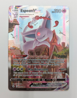 2021 Pokemon TCG Espeon VMAX 270/264 Sword & Shield Fusion Strike Alternate Art - Image 3