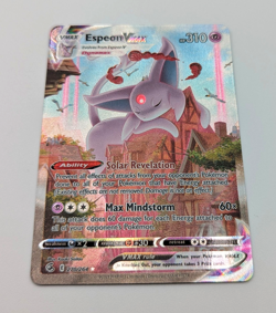 2021 Pokemon TCG Espeon VMAX 270/264 Sword & Shield Fusion Strike Alternate Art - Image 4