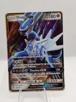 Dialga GX Ultra Rare Holo 180 HP SM-Ultra Prism 82/131 Pokemon English - Image 3