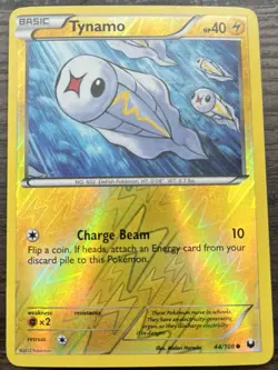 Tynamo 44/108 Pokemon TCG Black & White Dark Explorers Reverse Holo LP - Image 1