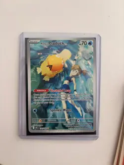 Pokemon Misty's Psyduck 193/182 Destined Rivals Illustration Rare Holo - Image 1