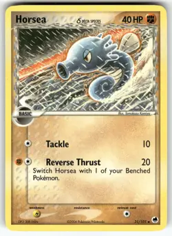 Horsea Dragon Frontiers Uncommon Pokemon Lightly played - Image 1