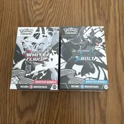 Pokemon TCG Black Bolt, And White Flare Booster Bundles Factory Sealed ￼ - Image 1