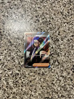 Pokemon TCG Boss’s Orders 256/217 Ascended Heroes Full Art Trainer NM Mint Fresh - Image 1