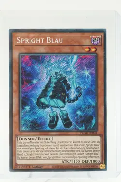 Spright Blau POTE-DE003 Secret Rare Deutsch NM YUGIOH - Image 1