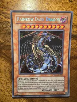 Yugioh Rainbow Dark Dragon - PTDN-EN003 - Secret Rare NM - Image 1