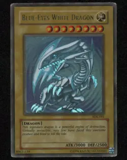 Yu-Gi-Oh! Blue-Eyes White Dragon SDK-001 Unlimited Edition Holo (404366) - Image 1