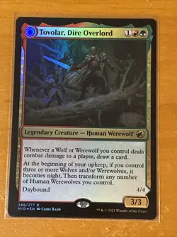 Tovolar, Dire Overlord the Midnight Scourge (Foil) 246/277 MTG Innistrad NM - Image 1