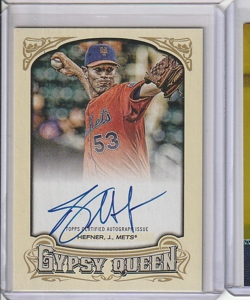 2014 Topps Gypsy Queen Jeremy Hefner Autograph New York Mets GQA-JH - Image 1