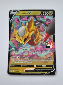 Giratina V 130/196 Holofoil Ultra Rare Prize Pack Series Cards Pokemon Holo NM - Image 1