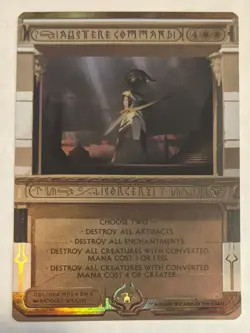 MTG English Near Mint Magic Card FOIL AUSTERE COMMAND (INVOCATION) - AMONKHET - Image 1