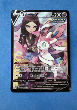 Sylveon V TG14/TG30 Swsh09: Brilliant Stars Trainer Gallery Holo - Image 1
