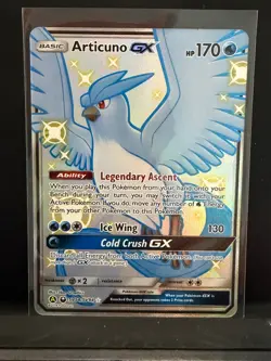 Articuno GX Shiny Holo Rare Hidden Fates: Shiny Vault SV54/SV94 Water Holofoil P - Image 1
