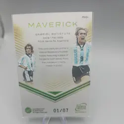 2024 Futera Incredible Gabriel Batistuta Maverick Patch Relic 1/7 France - Image 2