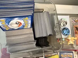 Huge Pokemon Card Collection Lot Binder Tins Holos EX GX V Full Art Accessories - Image 2