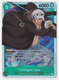 Trafalgar Law OP01-047 SR - One Piece Card Game - Image 1