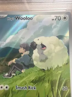 Hop’s Wooloo 170/159 Journey Together Pokemon Card NM GRADED MGC 9 - Image 2