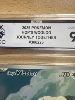 Hop’s Wooloo 170/159 Journey Together Pokemon Card NM GRADED MGC 9 - Image 3