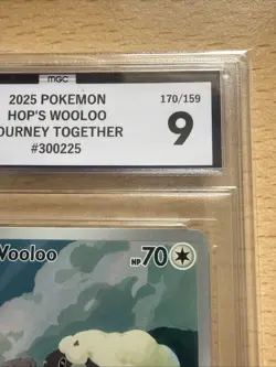 Hop’s Wooloo 170/159 Journey Together Pokemon Card NM GRADED MGC 9 - Image 4