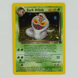 Dark Arbok 2/82 Holo Rare Team Rocket Pokemon Card - Image 1
