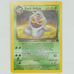 Dark Arbok 2/82 Holo Rare Team Rocket Pokemon Card - Image 2