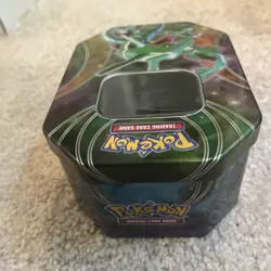 Pokemon TCG Rayquaza EX 2015 Collectors Empty Tin No Packs or Cards - Image 5