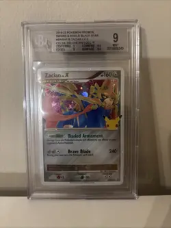 Pokemon TCG Zacian LV. X SWSH135 Holo Rare Promo Card Celebrations Collection - Image 1