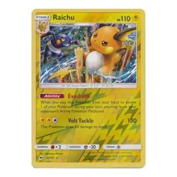 Raichu 41/147 Reverse Holo Burning Shadows Pokemon Card - NM - Image 1