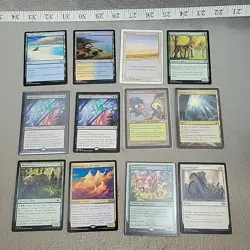 MTG Magic The Gathering Card Lot 30x - Rares, Foils, Lands, Maze’s End, FREE SHP - Image 1
