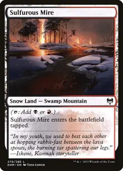 [MTG] Sulfurous Mire (270) (KHM) NM - Image 1