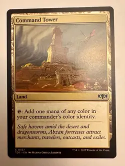 MTG Commander: Tarkir: Dragonstorm #107 Command Tower - Image 1